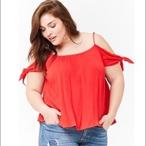 Cold shoulder top